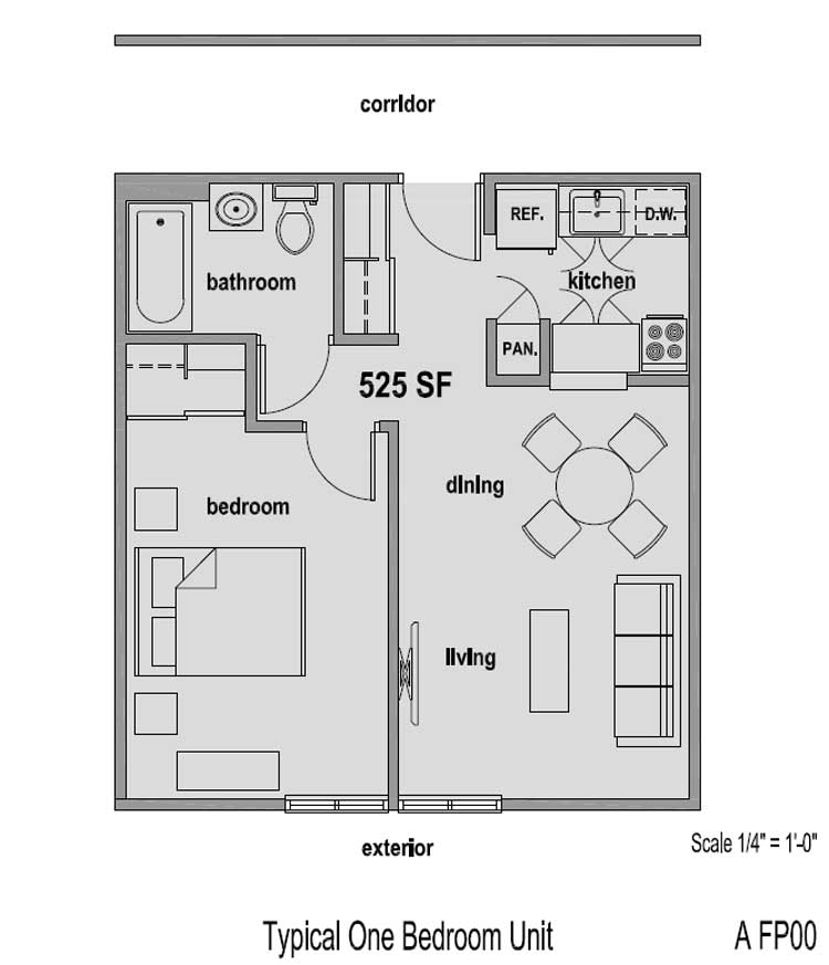 Floor Plans - Pleasant Terrace Apartments